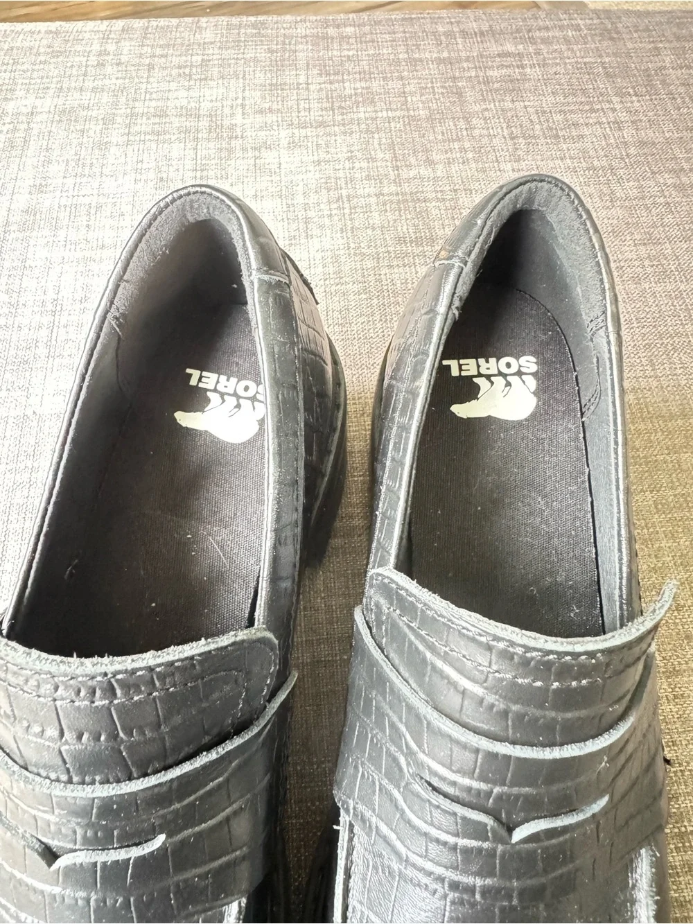 Women’s SOREL Black Joan Now City Loafer Sz 9.5 new without box